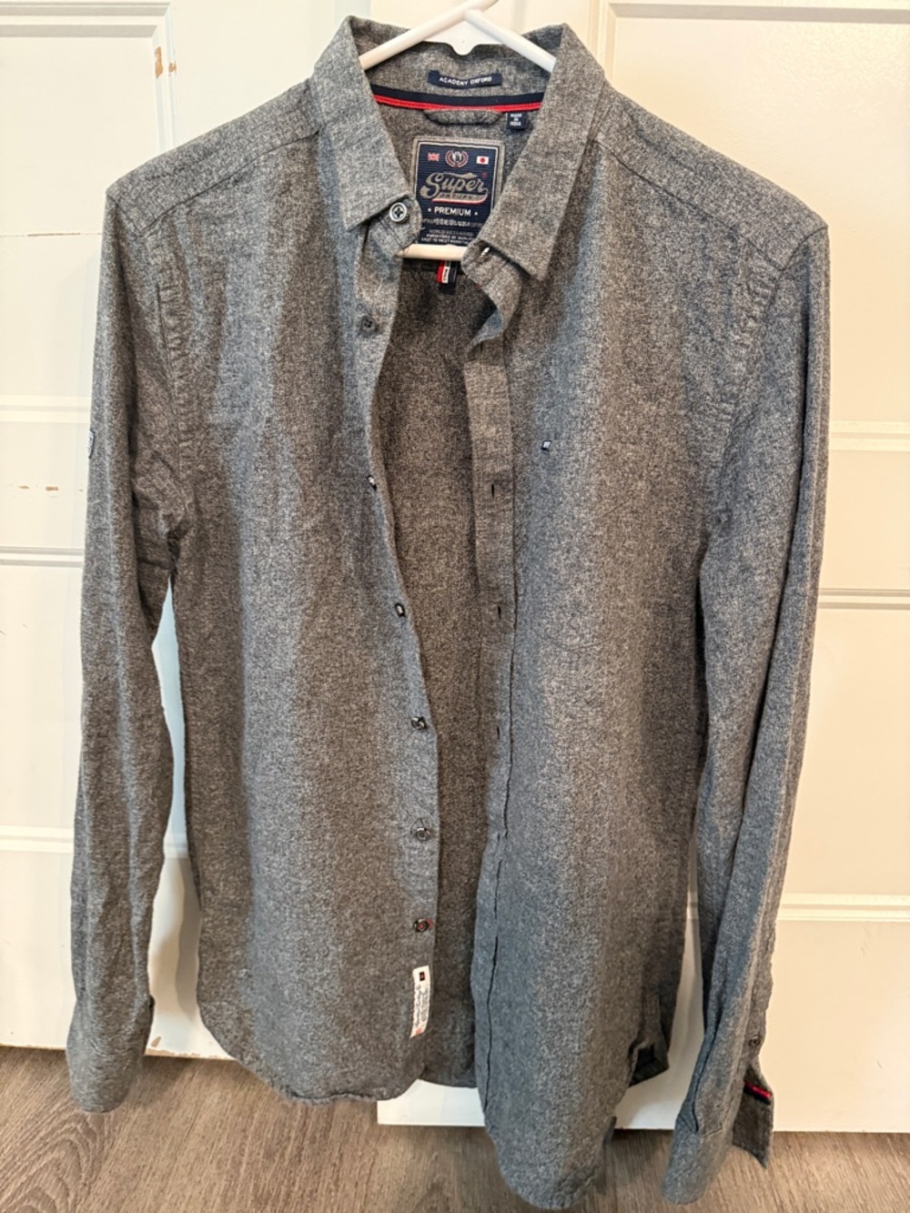 Premium Superdry Gray Heather Sweater Oxford Style